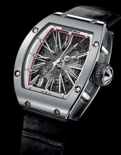 Best Richard Mille RM 023 Automatic White Gold Replica Watch